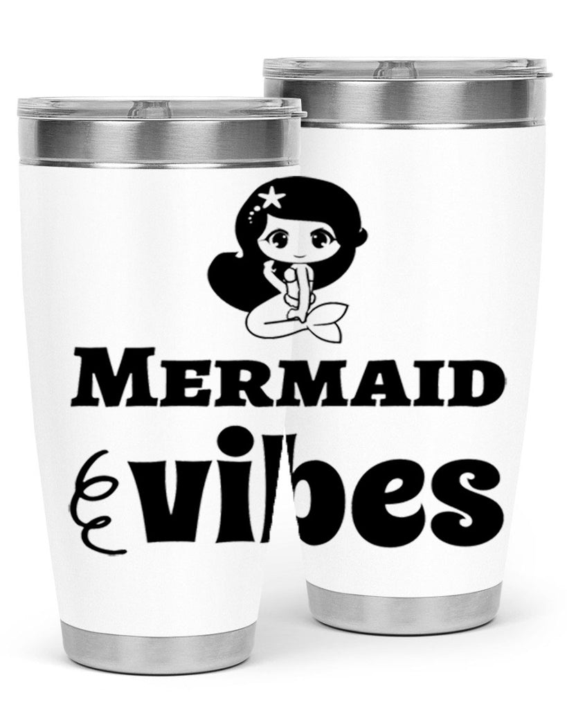 Mermaid vibes 456#- mermaid- Tumbler