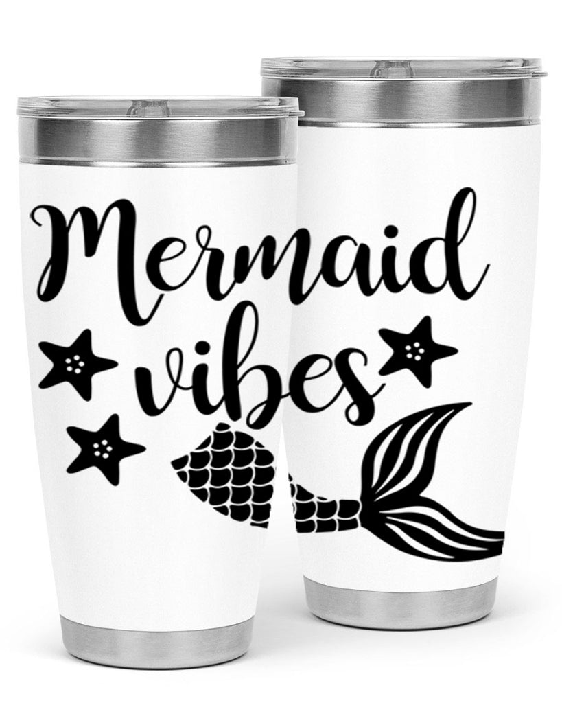 Mermaid vibes 463#- mermaid- Tumbler