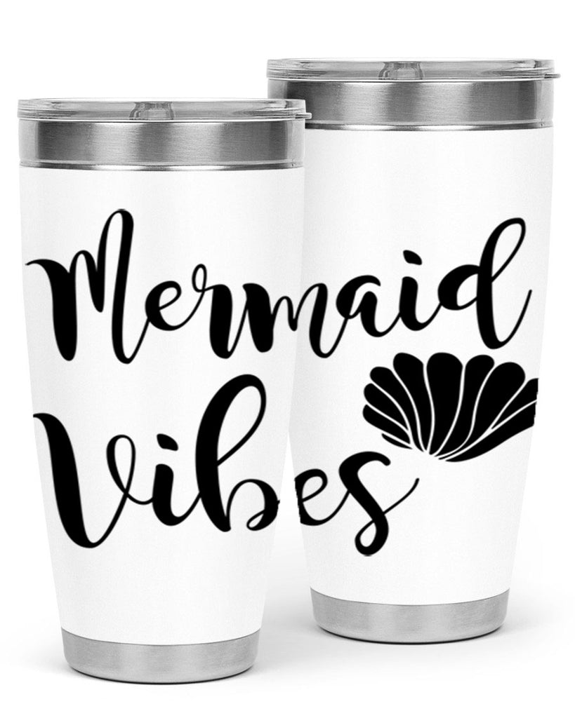 Mermaid vibes 464#- mermaid- Tumbler