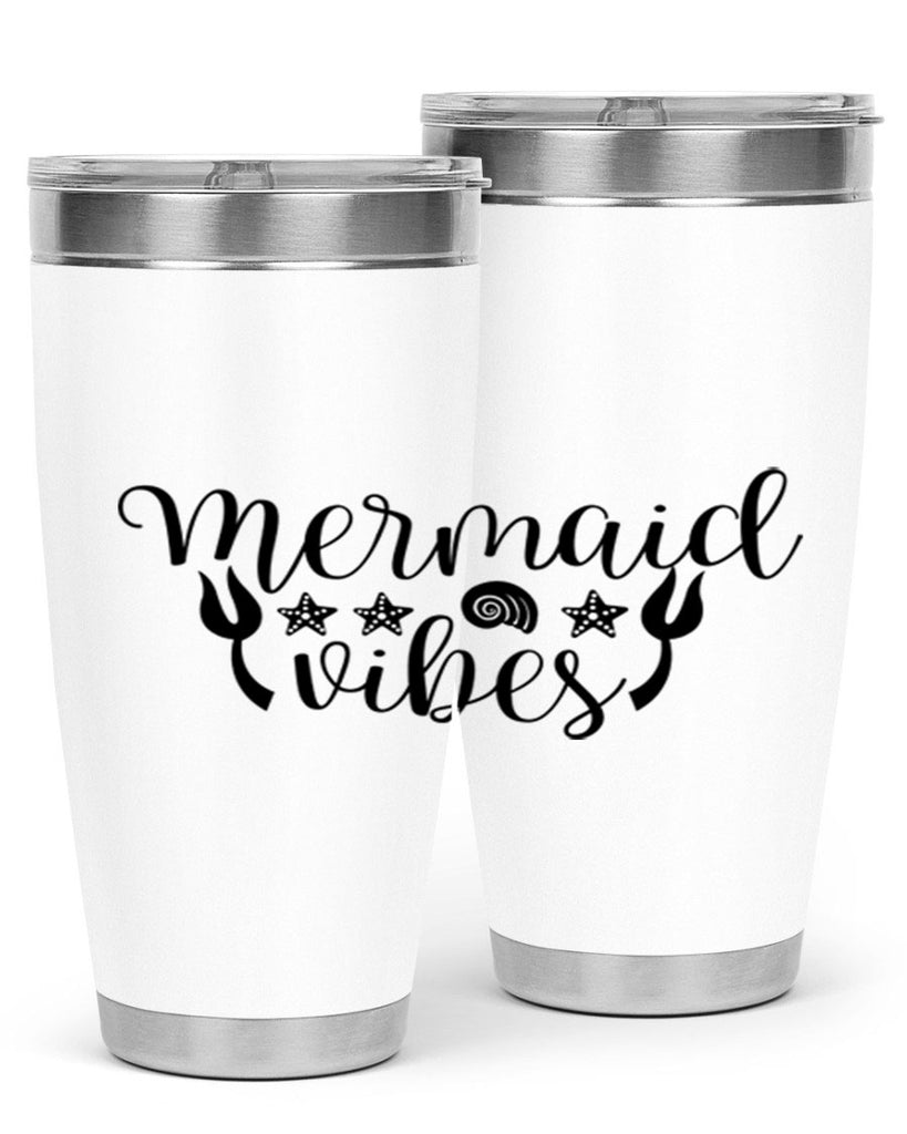 Mermaid vibes design 466#- mermaid- Tumbler