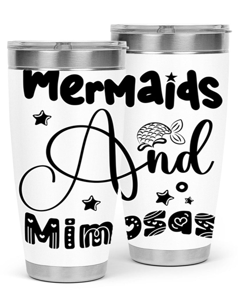 Mermaids and Mimosas 475#- mermaid- Tumbler