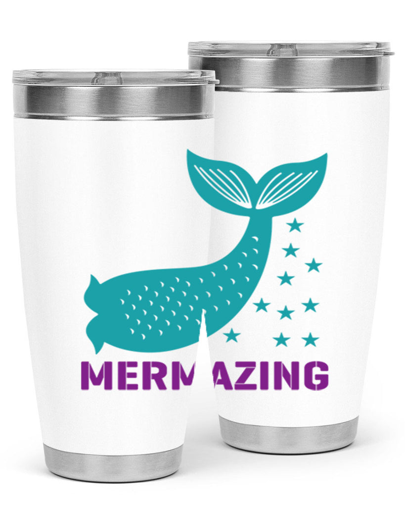 Mermazing 502#- mermaid- Tumbler