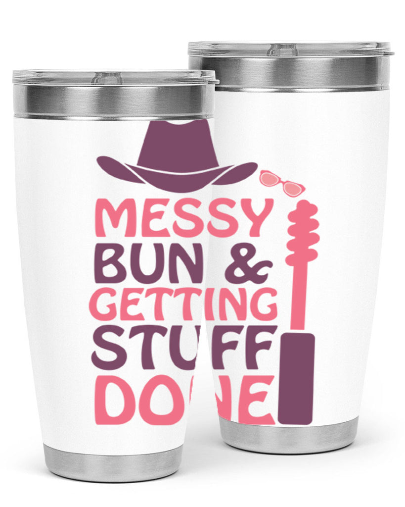 Messy Bun Getting Stuff Done 121#- fashion- Cotton Tank