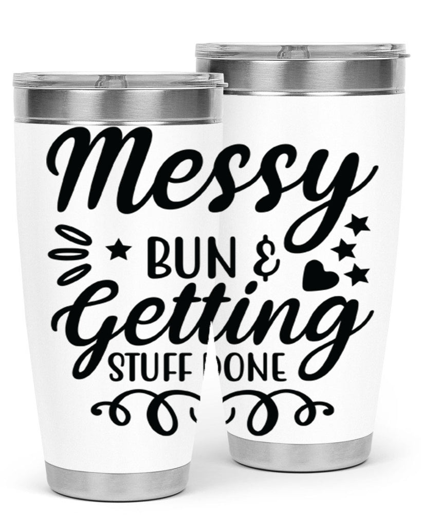 Messy Bun Getting Stuff Done 122#- fashion- Cotton Tank