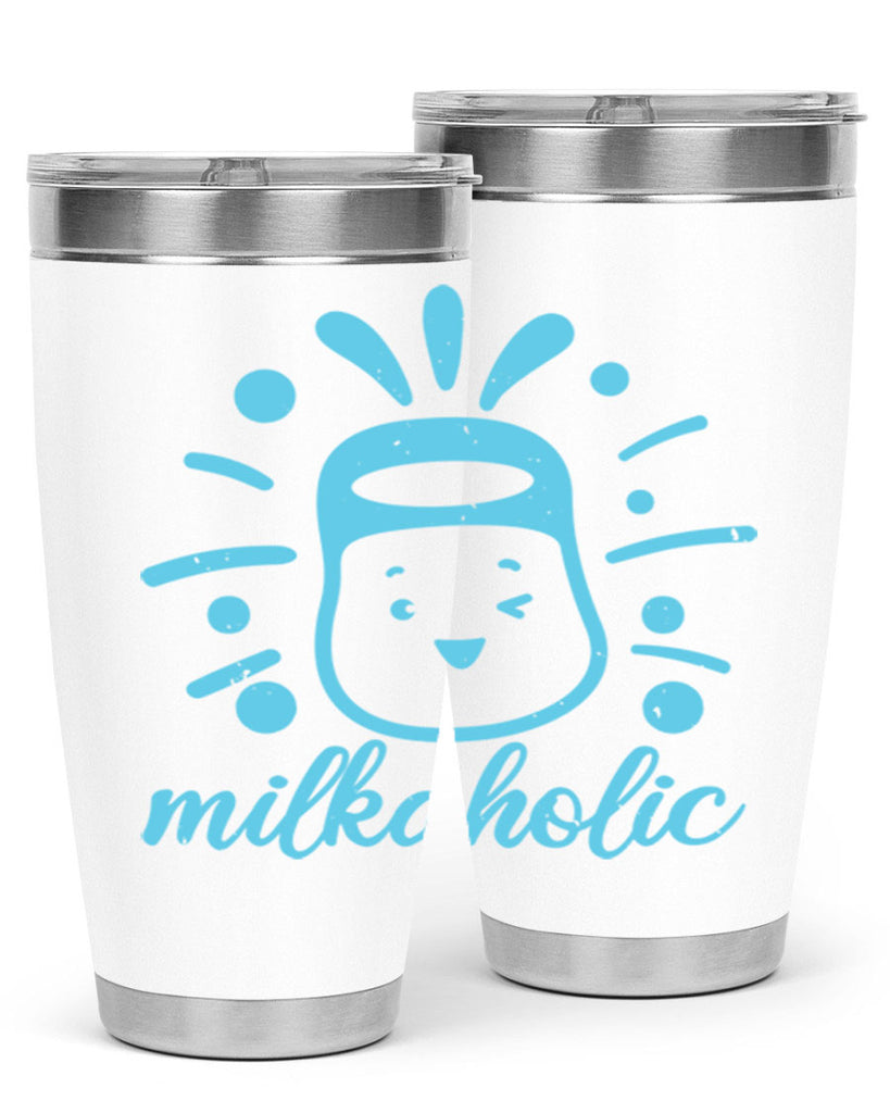 Milkaholic Style 29#- baby shower- tumbler