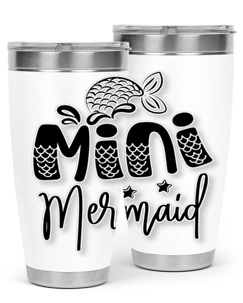 Mini Mermaid 508#- mermaid- Tumbler