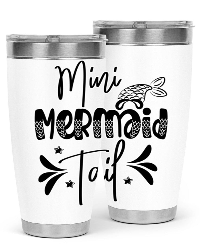 Mini Mermaid Tail 513#- mermaid- Tumbler