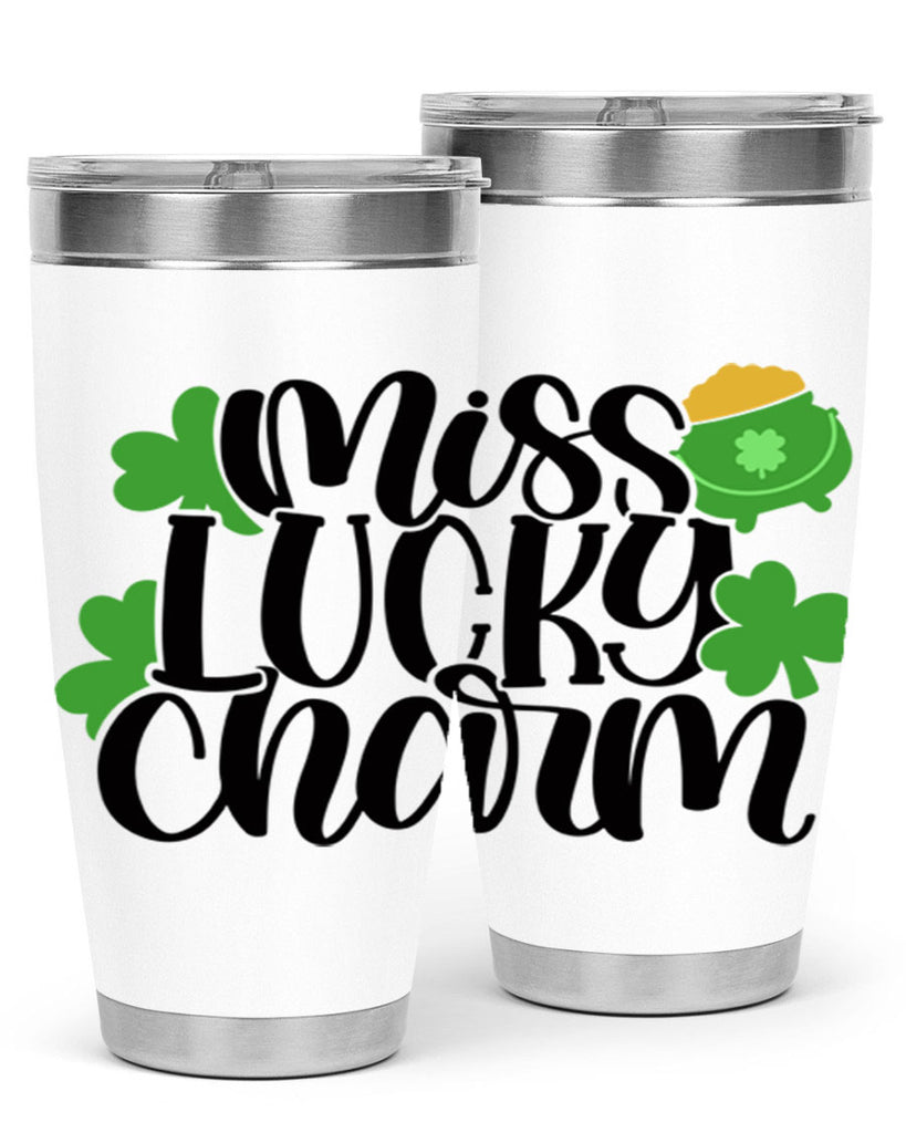 Miss Lucky Charm Style 48#- St Patricks Day- Tumbler