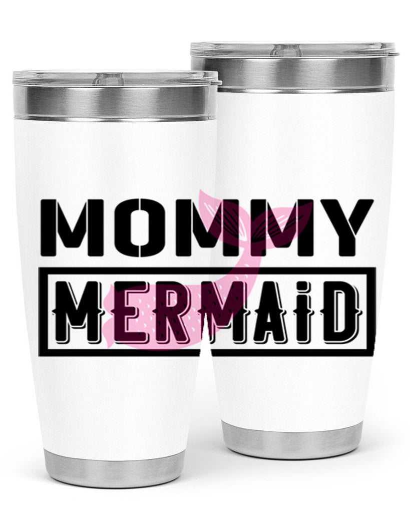 Mommy mermaid 514#- mermaid- Tumbler