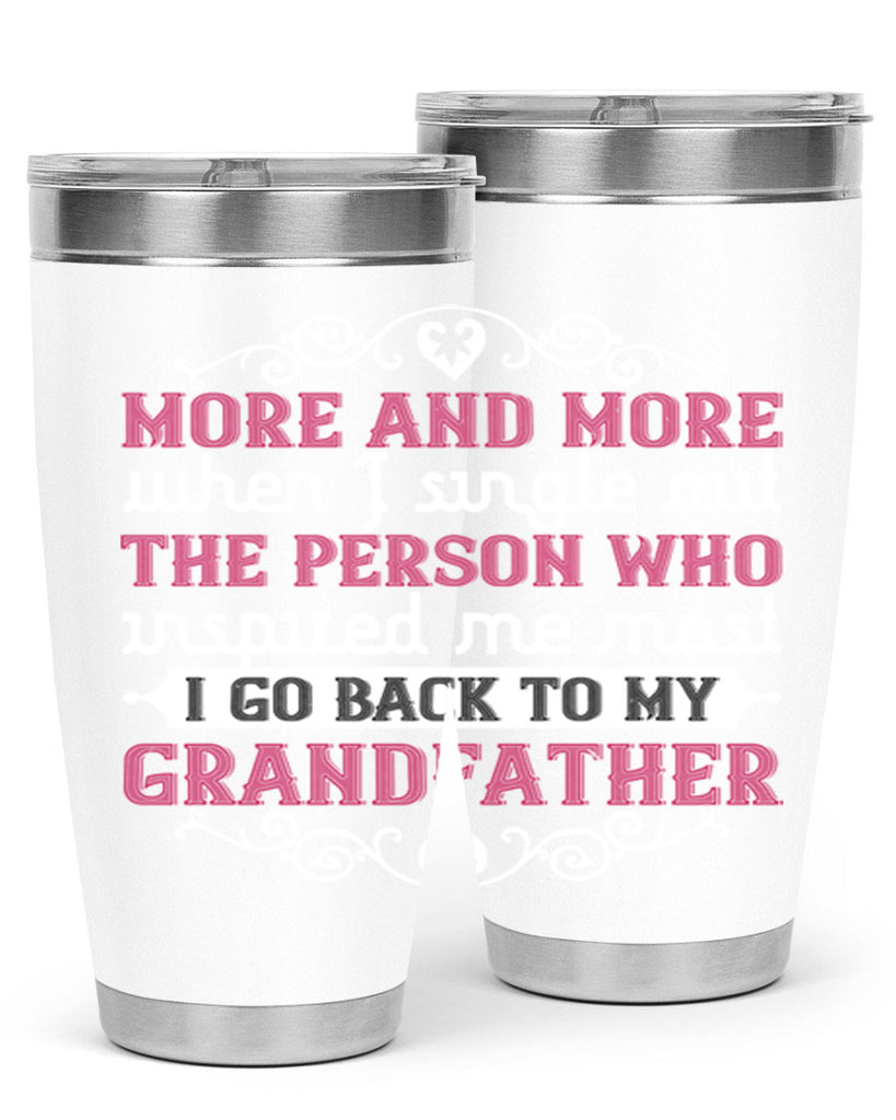 More and more 86#- grandpa - papa- Tumbler