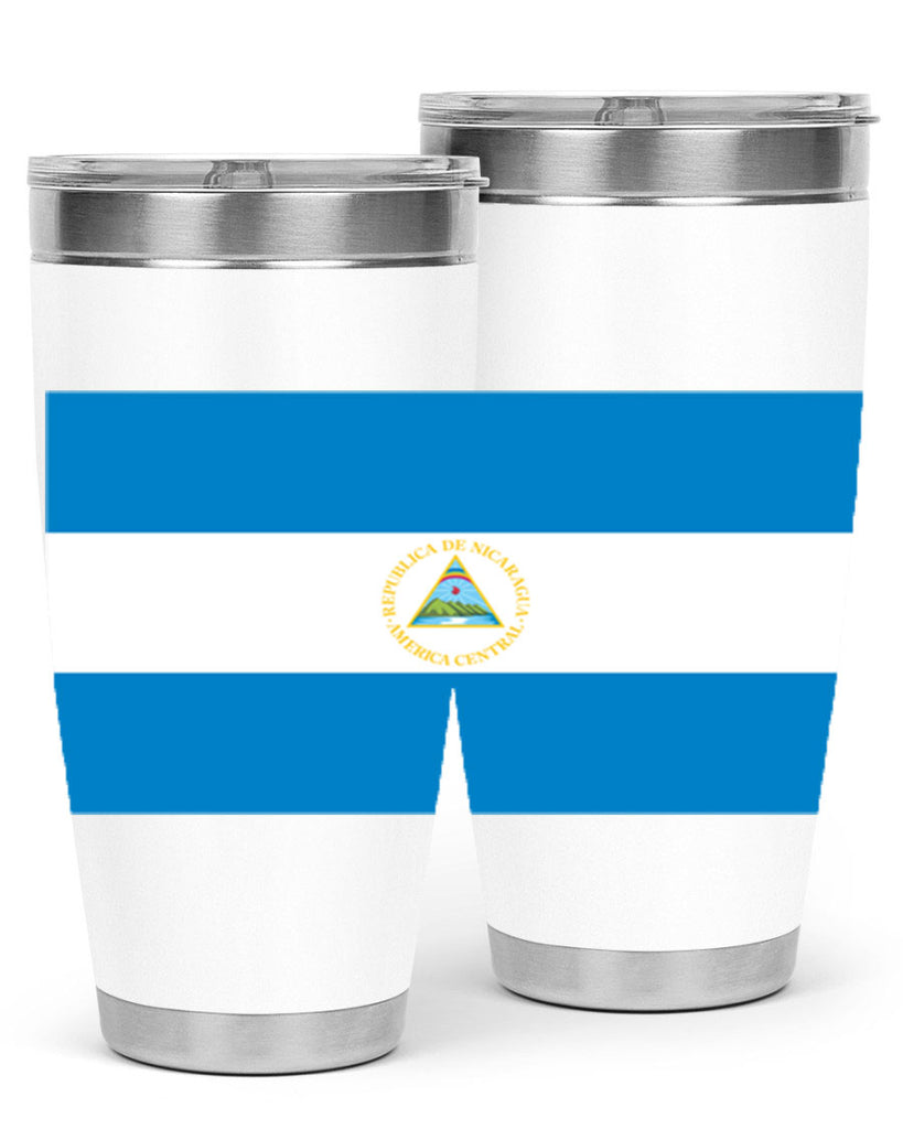 Nicaragua 73#- world flags- Tumbler