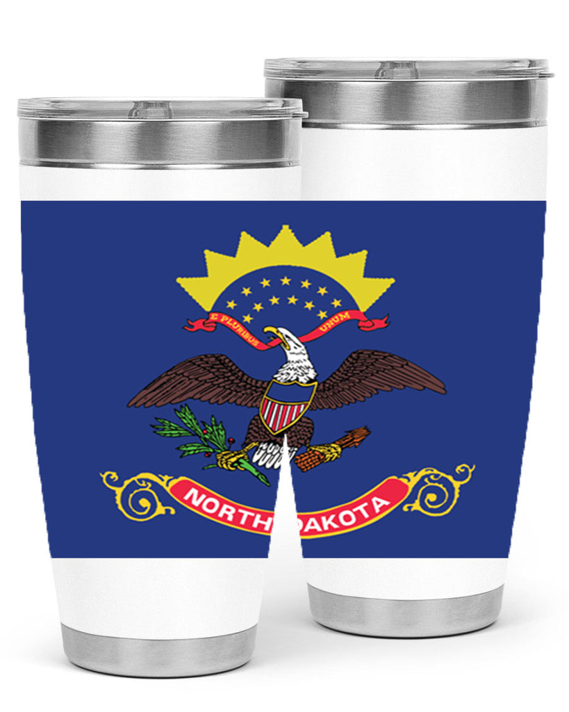 North Dakota 18#- Us Flags- Tumbler