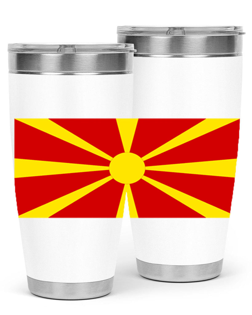 North Macedonia 69#- world flags- Tumbler