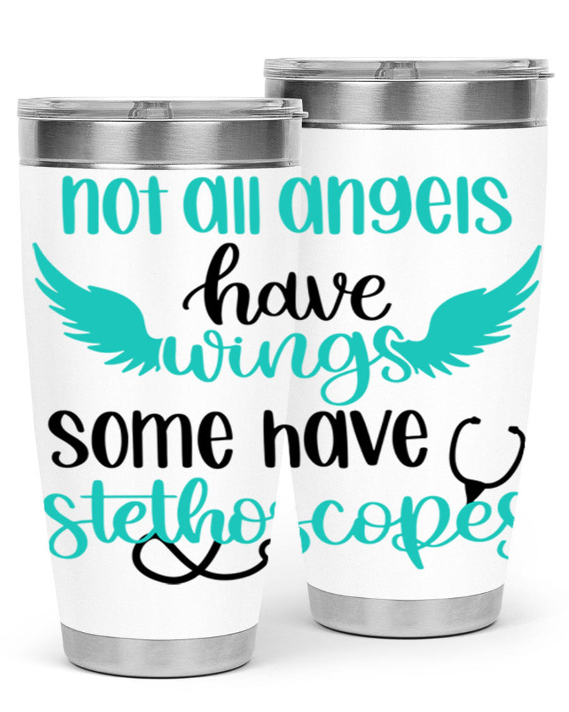 Not All Angels Have Style Style 127#- nurse- tumbler