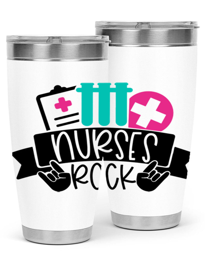 Nurses Rock Style Style 78#- nurse- tumbler