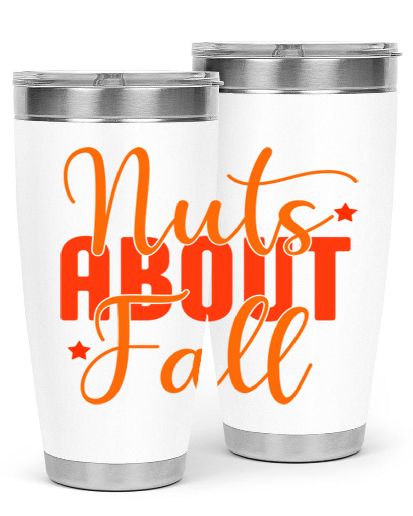 Nuts About Fall Design 444#- fall- Tumbler