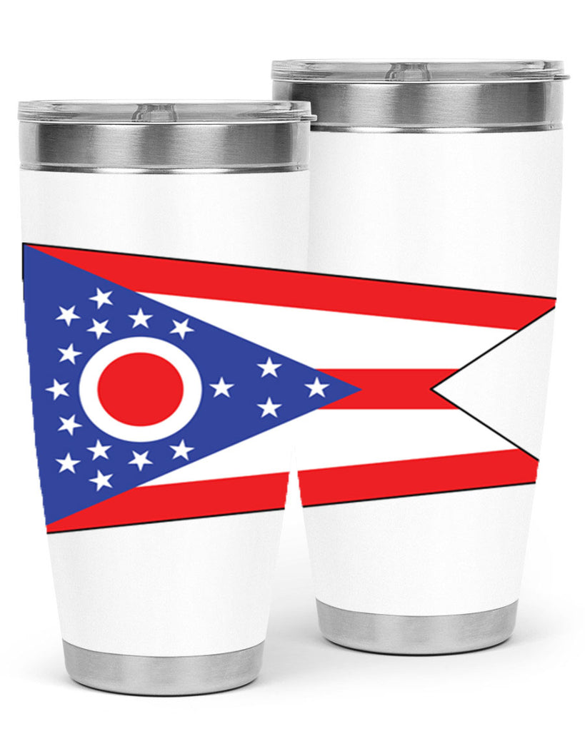 Ohio 17#- Us Flags- Tumbler