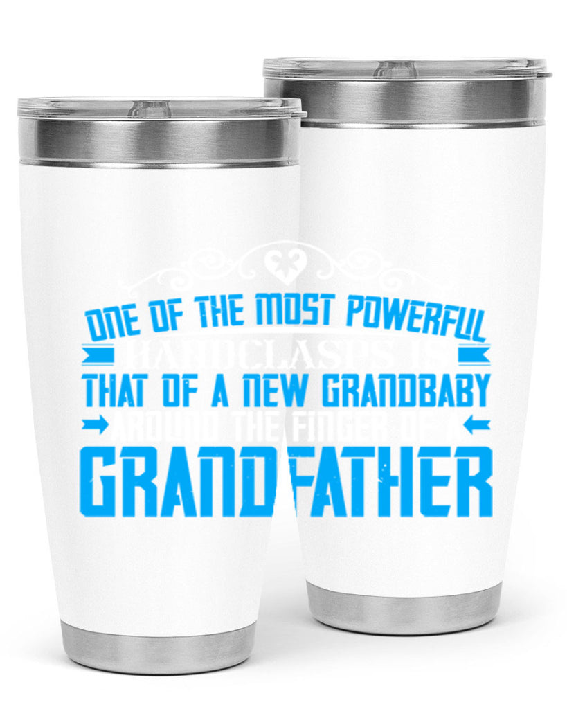 One of the most powerful handclasps is that of a new grandbaby 76#- grandpa - papa- Tumbler