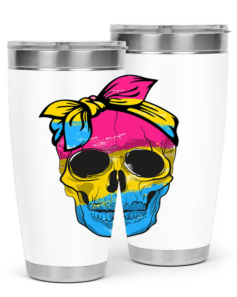 Pansexual Lgbtq Skull Gay Pride Png 30#- lgbt- Tumbler