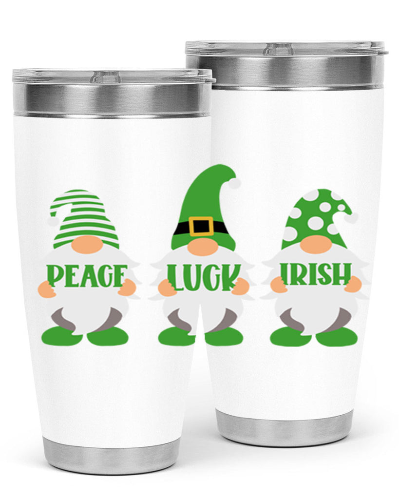 Peace Luck Irish Style 41#- St Patricks Day- Tumbler