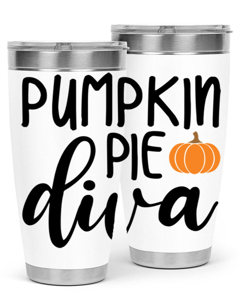 Pumpkin Pie Diva 532#- fall- Tumbler
