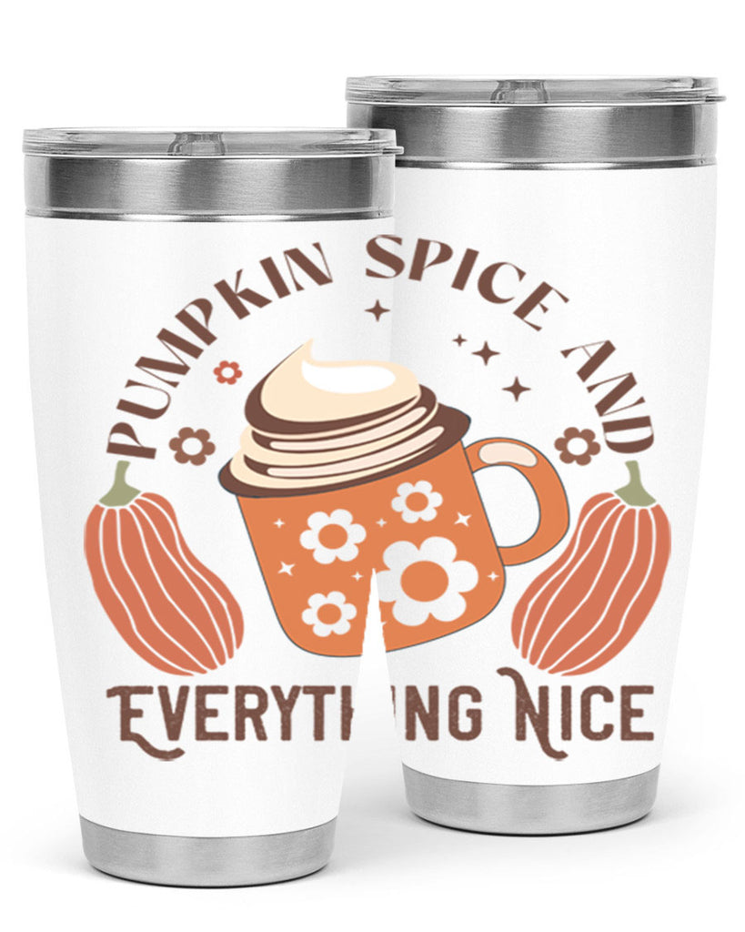 Pumpkin Spice And Everything Nice 539#- fall- Tumbler