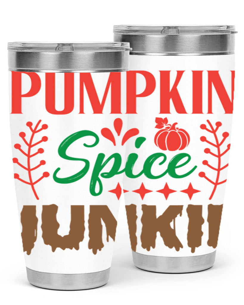Pumpkin Spice Junkie 547#- fall- Tumbler