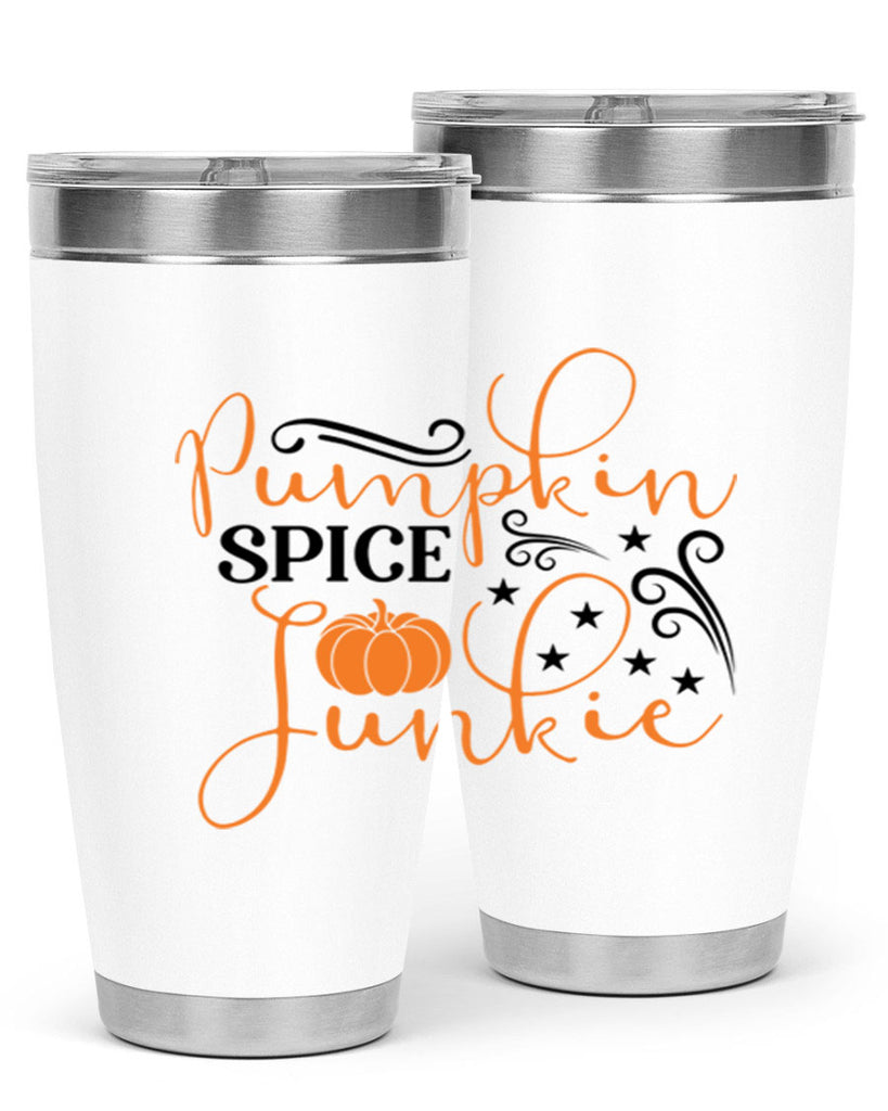 Pumpkin Spice Junkie 549#- fall- Tumbler