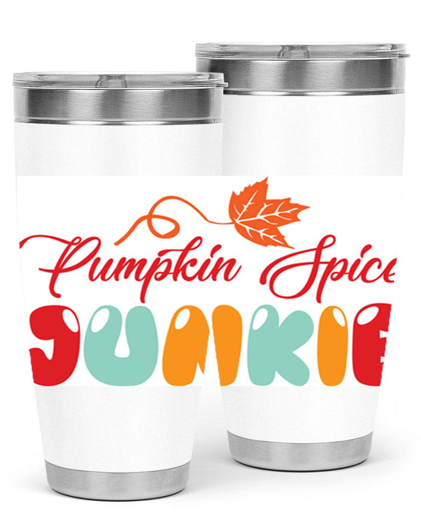 PumpkinSpiceJunkiedesign 569#- fall- Tumbler