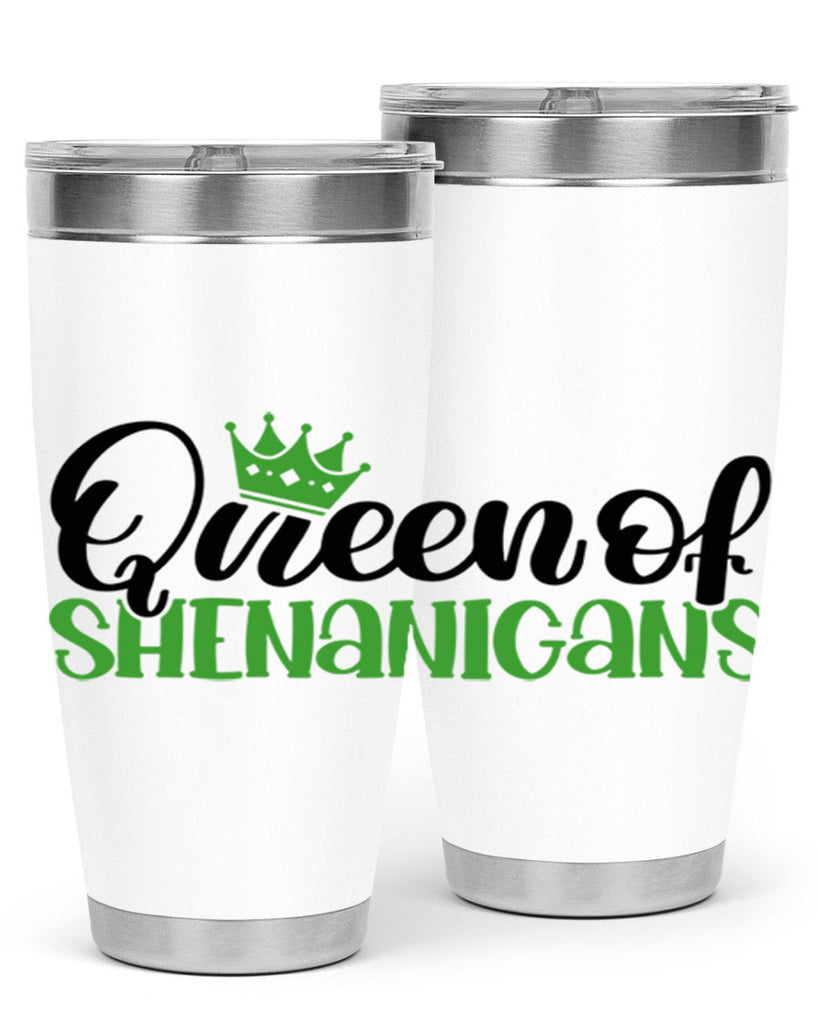 Queen Of Shenanigans Style 36#- St Patricks Day- Tumbler