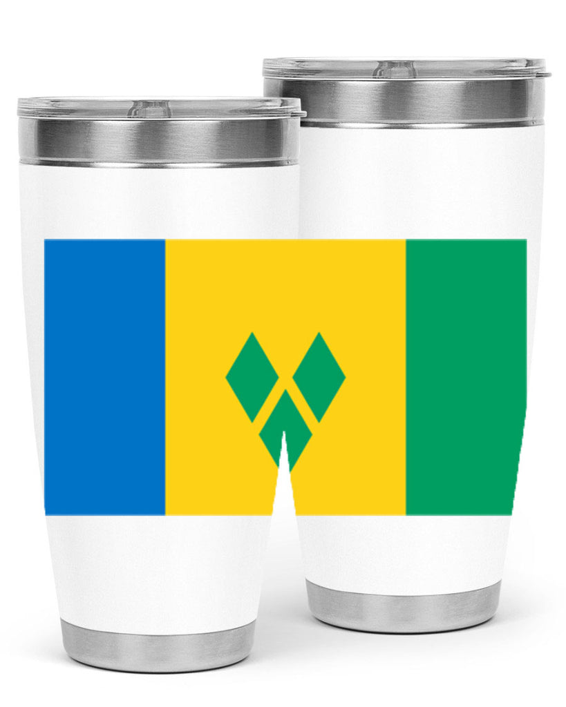 Saint Vincent and the Grenadines 50#- world flags- Tumbler