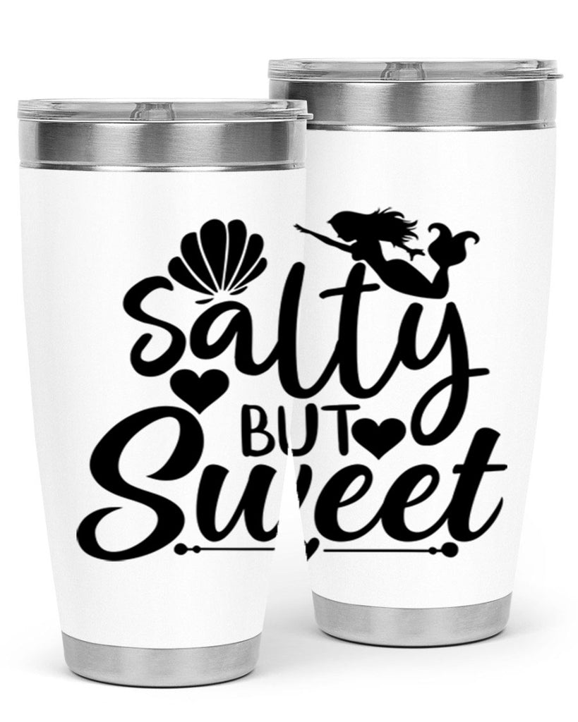 Salty But Sweet 564#- mermaid- Tumbler