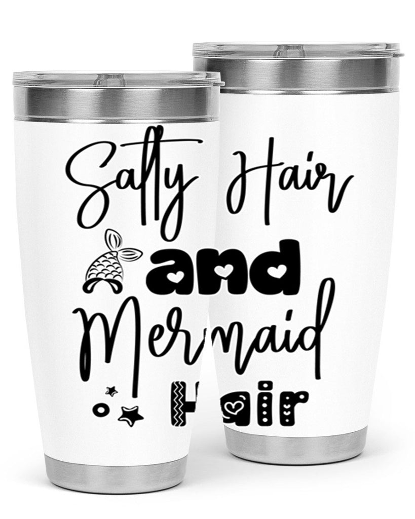 Salty Hair and Mermaid Hair 572#- mermaid- Tumbler