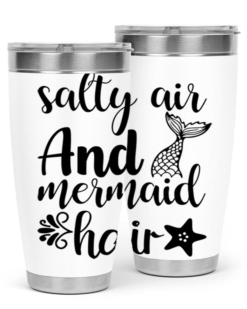 Salty air and mermaid hair 568#- mermaid- Tumbler