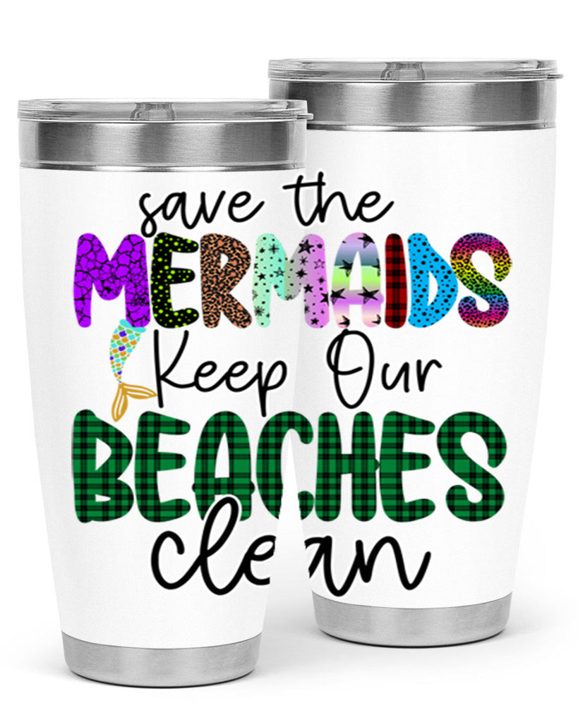 Save The Mermaids Keep Our 575#- mermaid- Tumbler