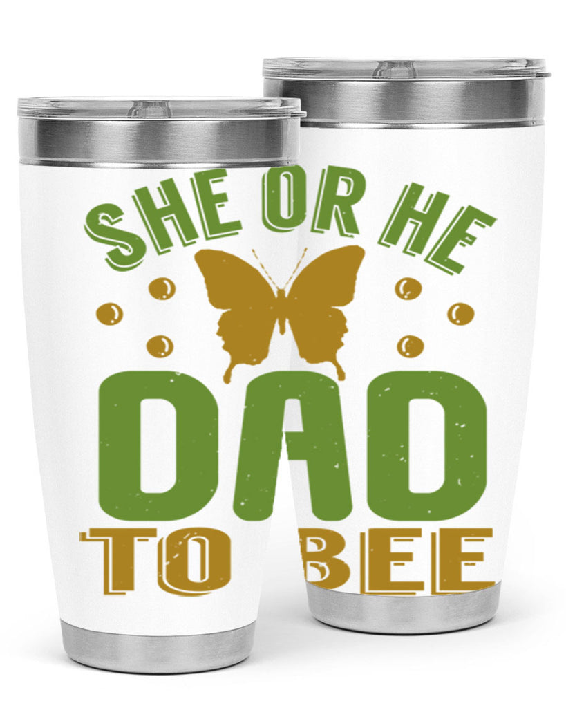 She or He Dad to bee Style 172#- baby- tumbler