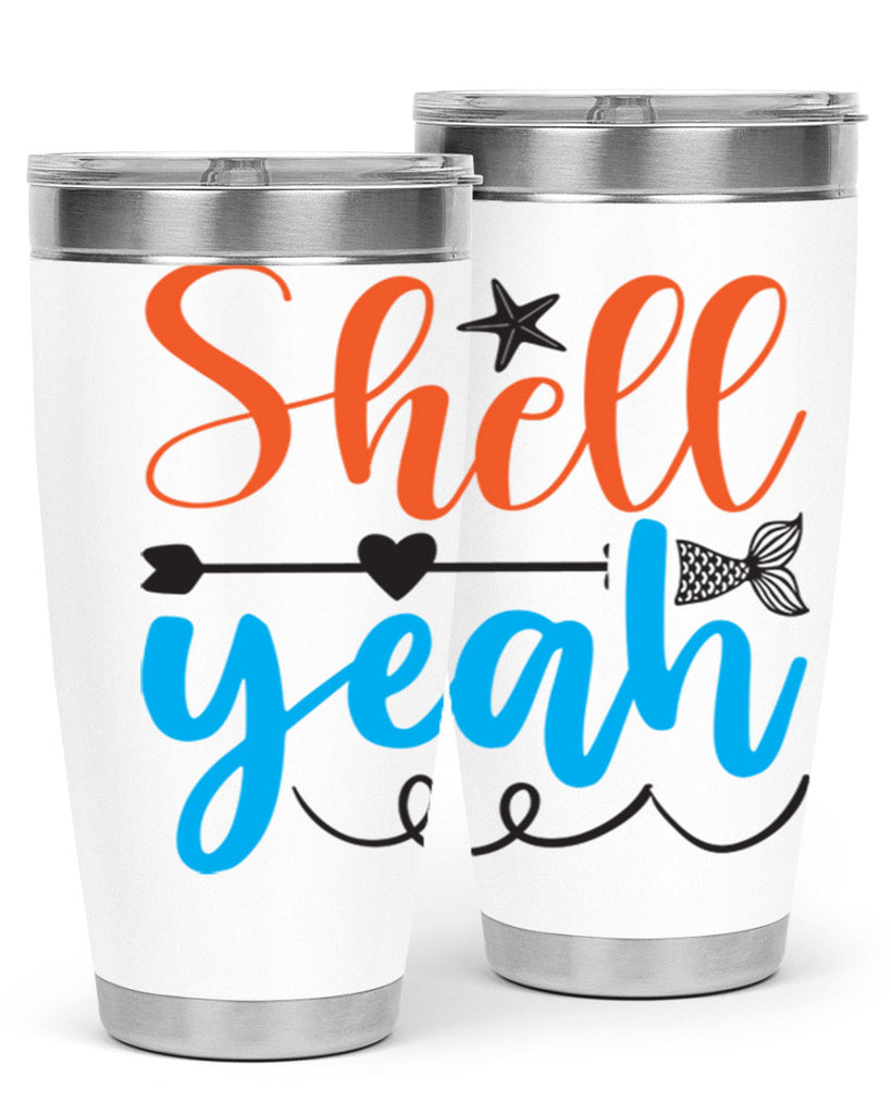 Shell Yeah 594#- mermaid- Tumbler