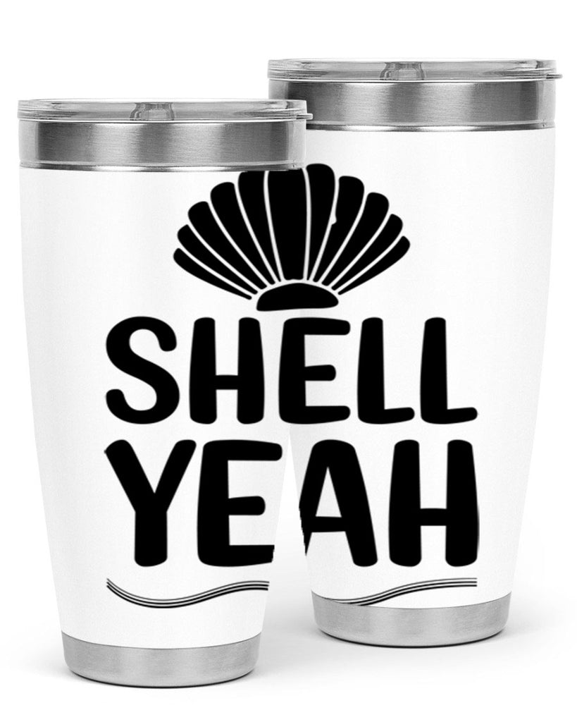 Shell yeah 597#- mermaid- Tumbler
