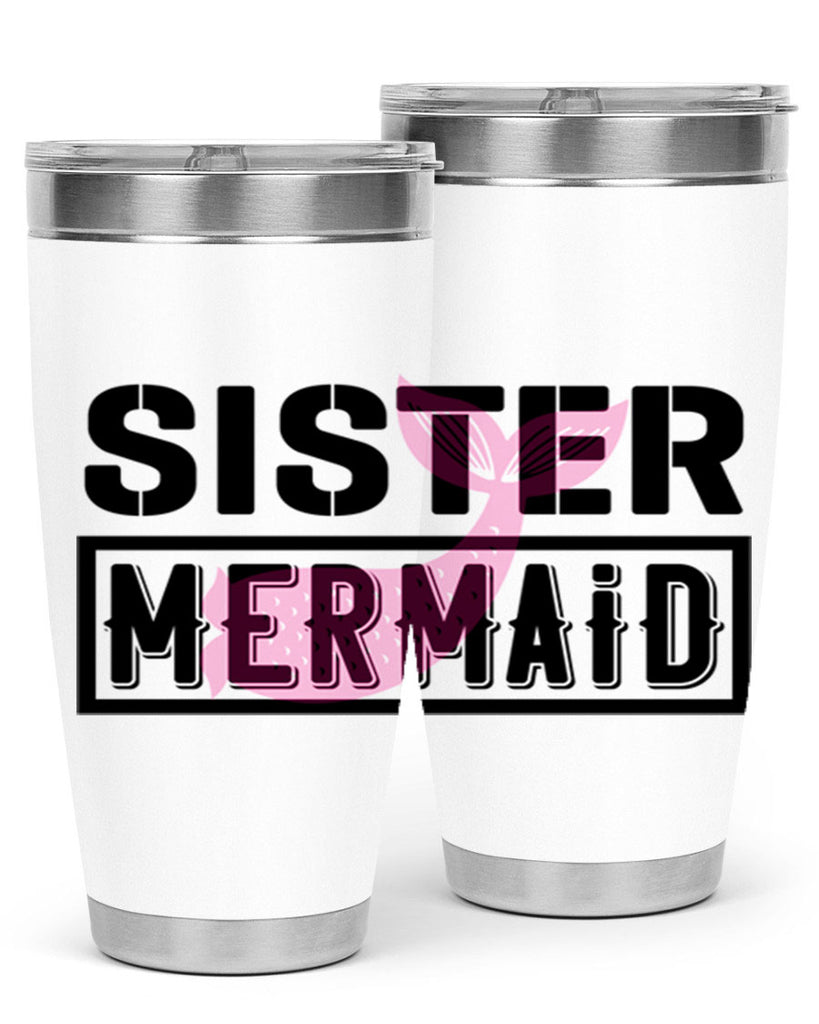 Sister mermaid 600#- mermaid- Tumbler