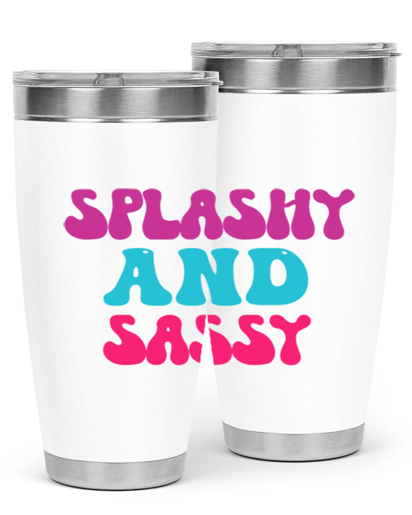 Splashy And Sassy 622#- mermaid- Tumbler