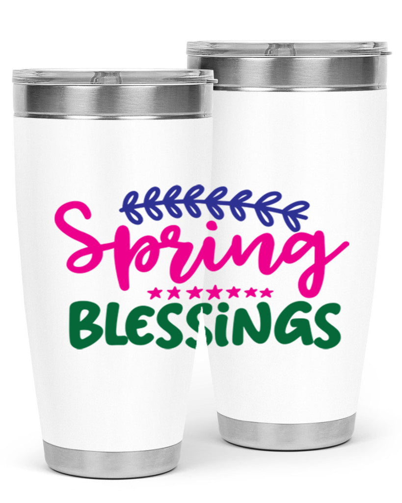 Spring Blessings 419#- spring- Tumbler