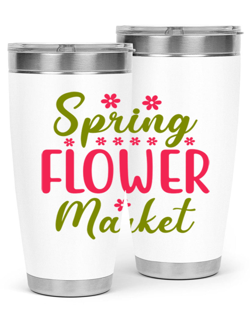 Spring Flower Market 423#- spring- Tumbler