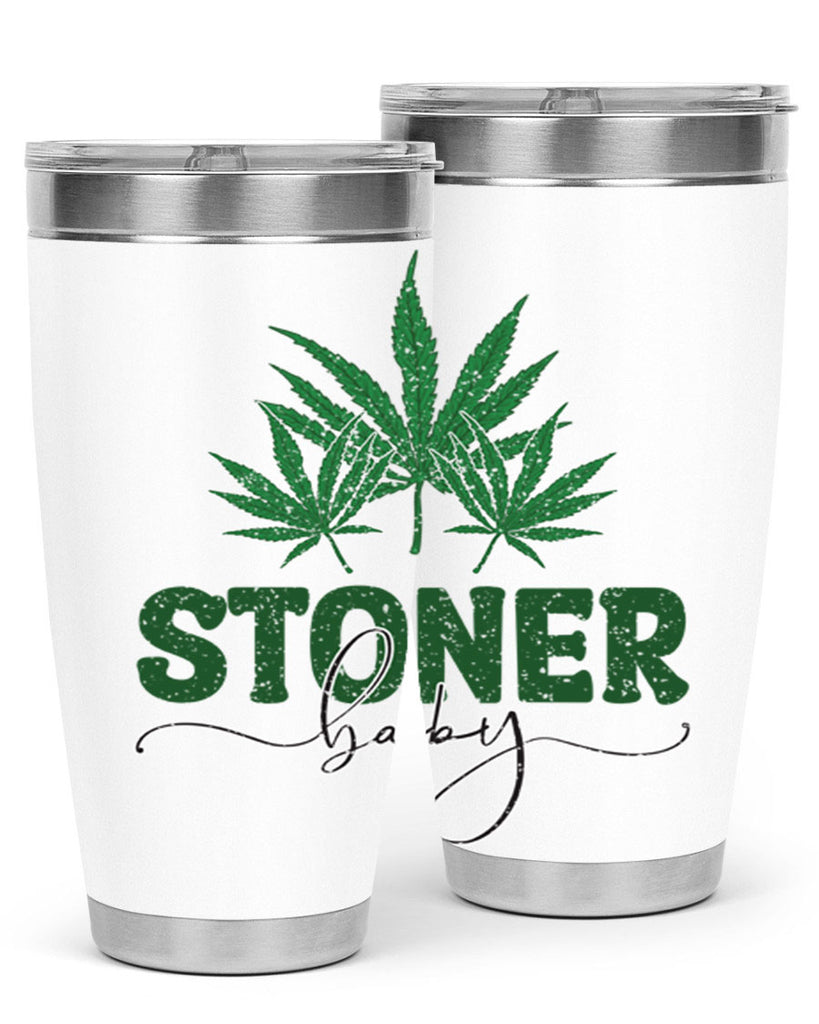 Stoner Baby Sublimation 261#- marijuana- Tumbler