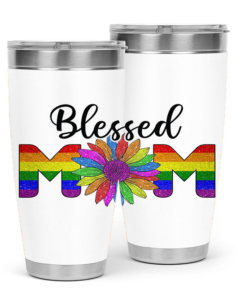 Sunflower Lgbt Blessed Mom  51#- lgbt- Tumbler