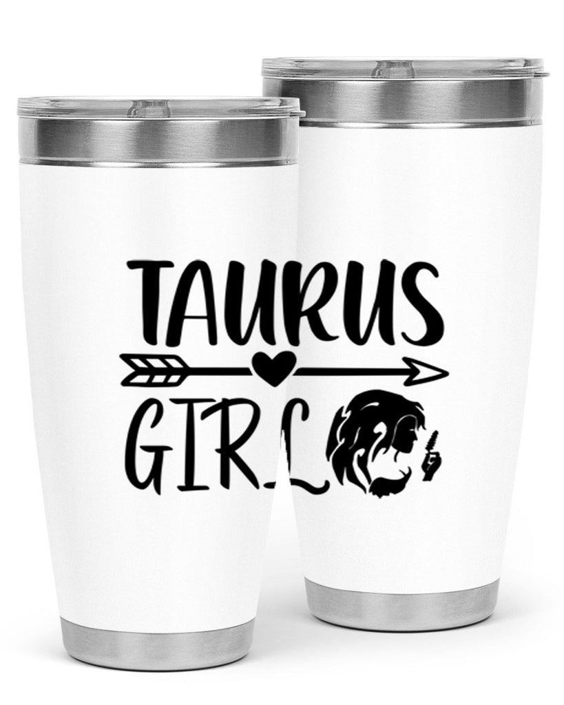 Taurus girl 498#- zodiac- Tumbler