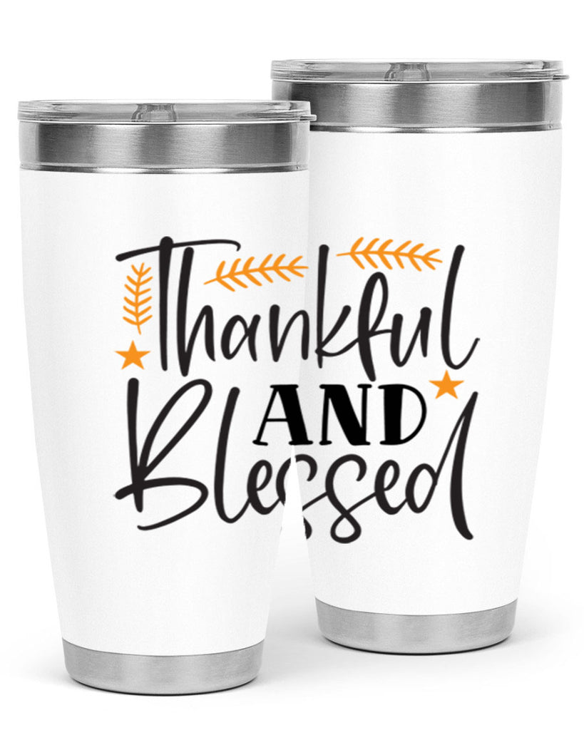 Thankfulandblessed 608#- fall- Tumbler