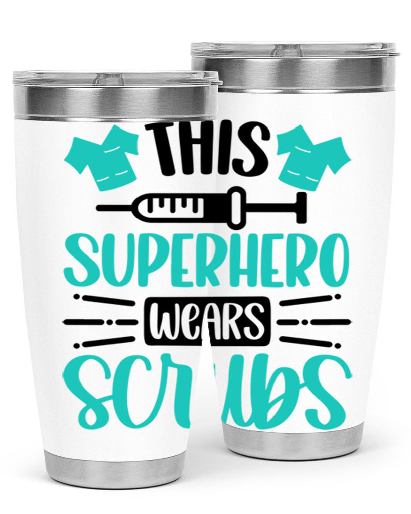 This Superhero Wears Style Style 18#- nurse- tumbler