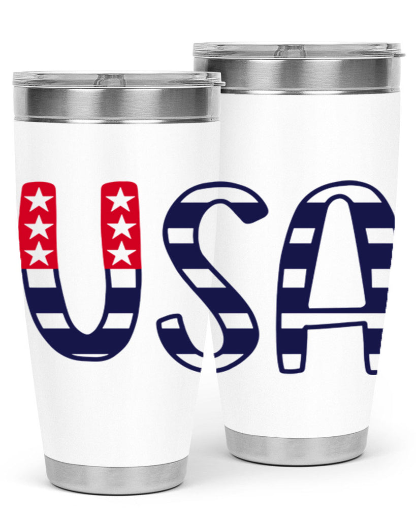 USA Style 184#- Fourt Of July- Tumbler