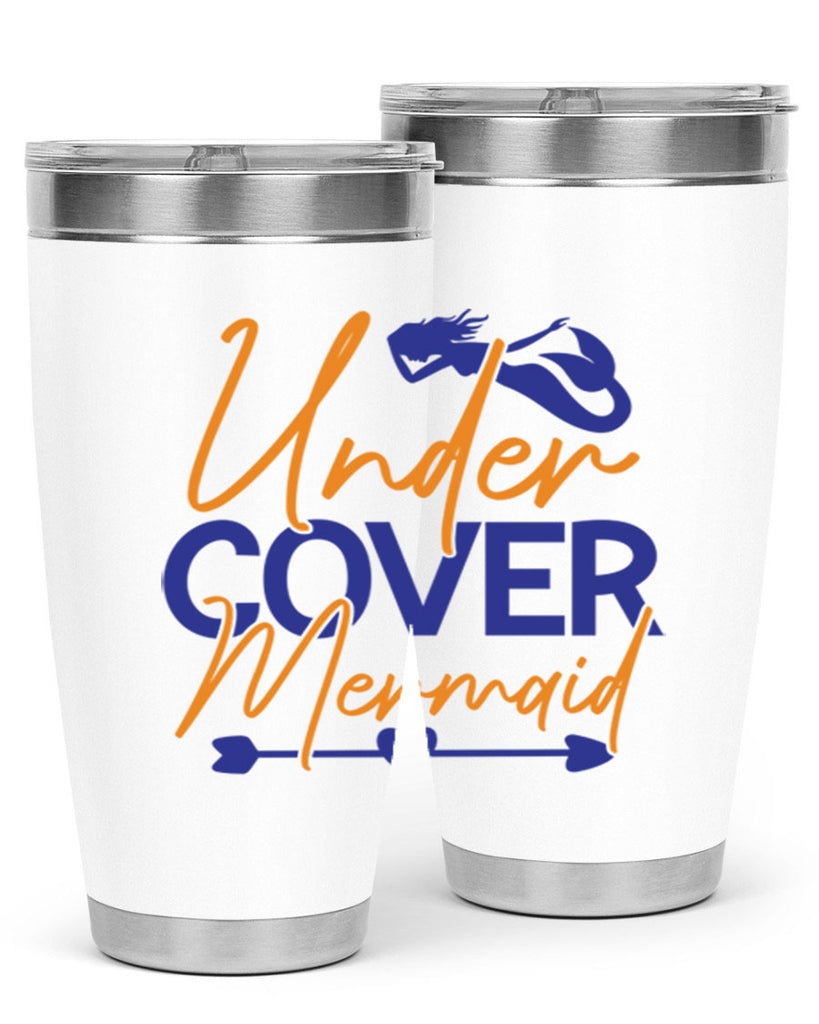 Under Cover Mermaid 636#- mermaid- Tumbler