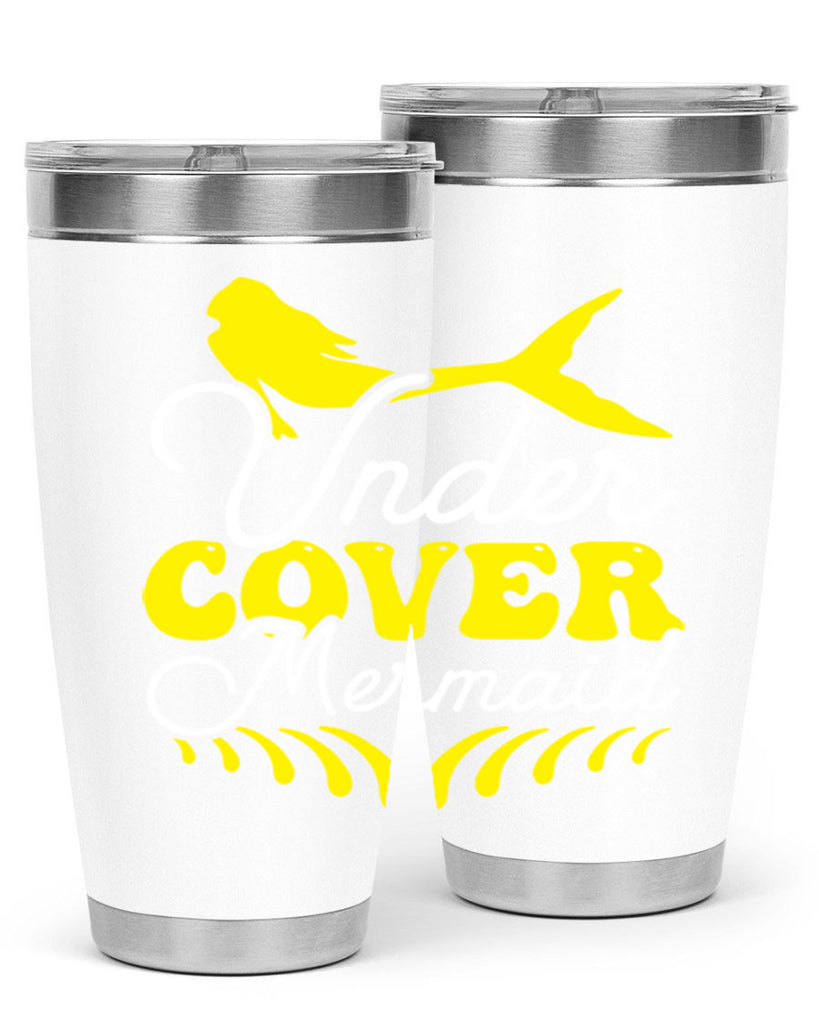 Under Cover Mermaid 637#- mermaid- Tumbler